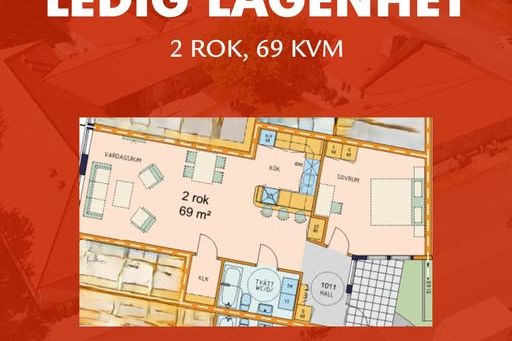 Modern 2:a med egen entré i Örebro