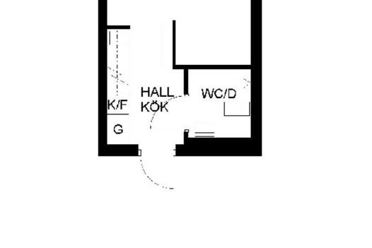 Sommaruthyrning 1:a i Kviberg – 25 kvm