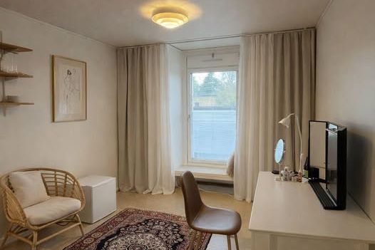 Möblerat korridorsrum nära Lund C