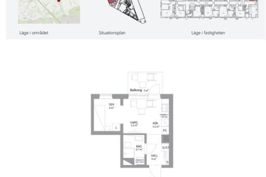 Lägenhet uthyres i Sala backe, Uppsala