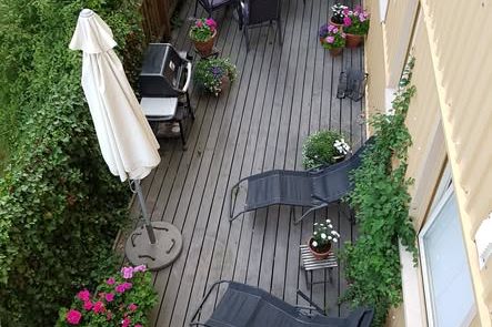 Modern 2:a med altan i Sundbyberg