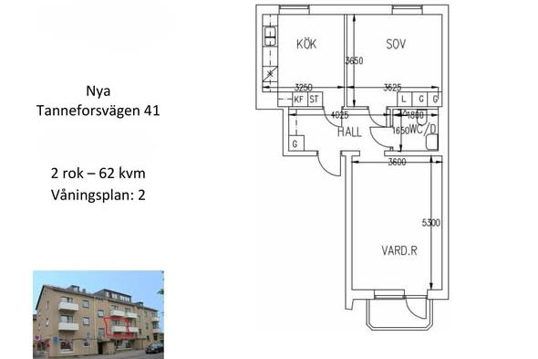 62 kvm i Tannefors – Inflytt nu