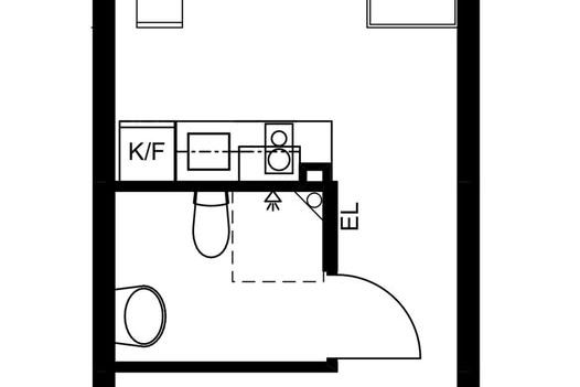 Modern 1:a i Sollentuna – 25 kvm