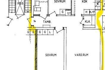Rymlig 3:a med balkong och hiss
