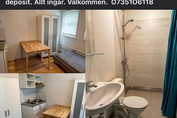 Charmig 1:a i Skogas med parkering