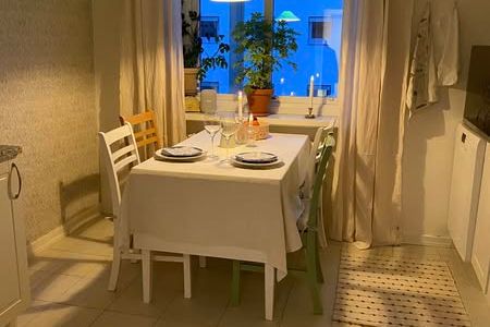 Möblerad etta med balkong i Linköping