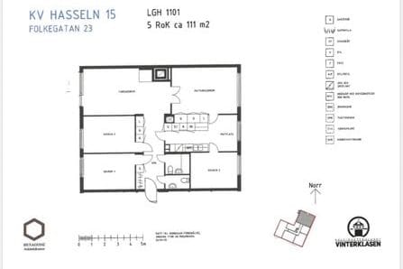 Exklusiv totalrenoverad 5:a i Oxelösund