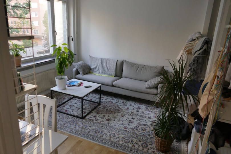 Mysig 1,5:a med balkong på Söder