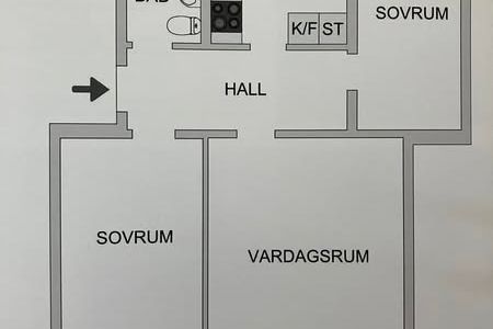 Nyrenoverad 2a nära natur & Volvo