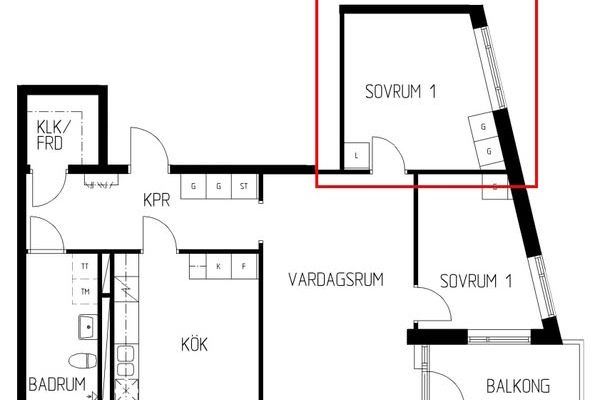 Möblerat rum i Årstadal nära Liljeholmen