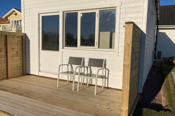 Mysigt attefallshus på Hammarö