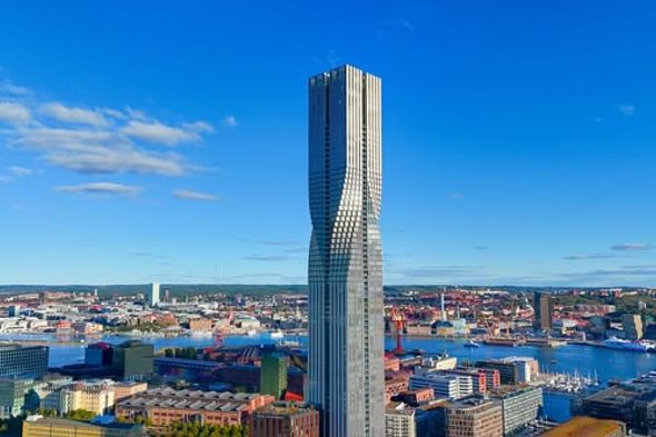 Lyxig studio i Karlatornet vån 10 – Göteborg