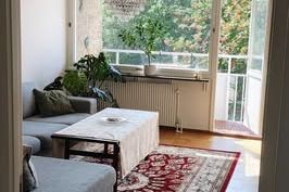 Möblerad 2 rok med balkong Lorensborg