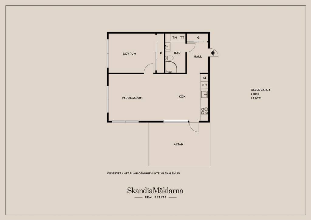 2 rok · 53 m² i Ytterby – bild 3