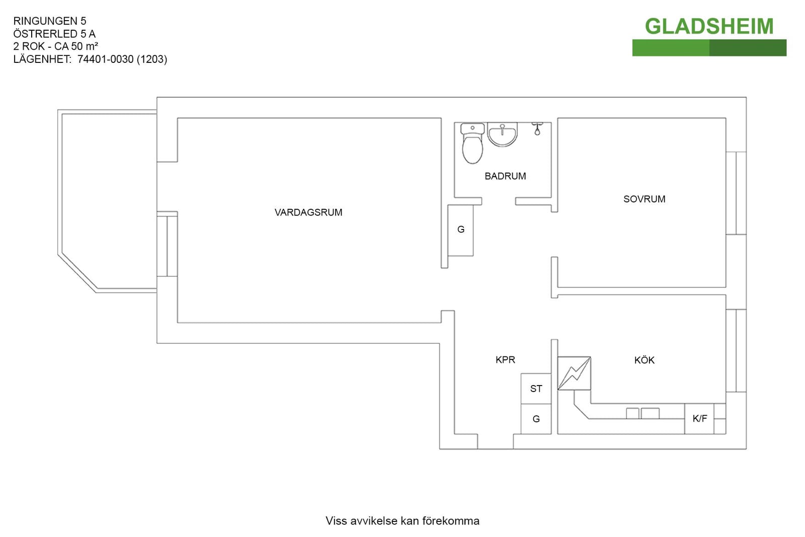 2 rok · 50 m² i Arboga – bild 12