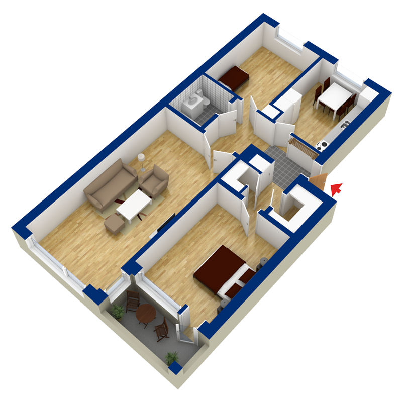 Lägenhet, 3 rooms, 76 sqm, Helsingborg – Helsingborg