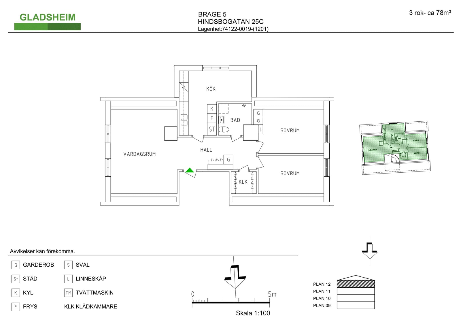 3 rok · 78 m² i Skara – bild 7