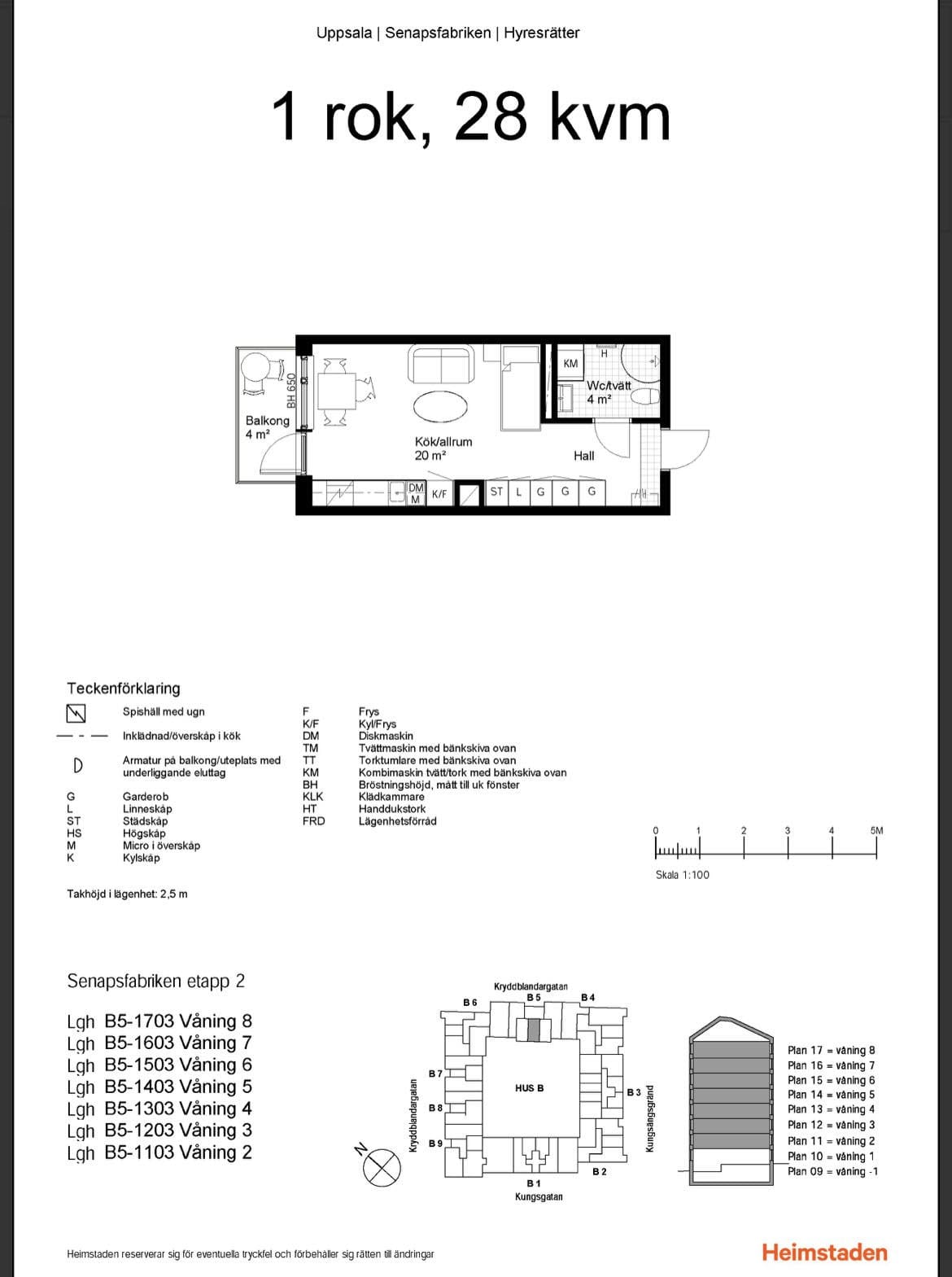 1 rok · 28 m² i Uppsala – bild 2