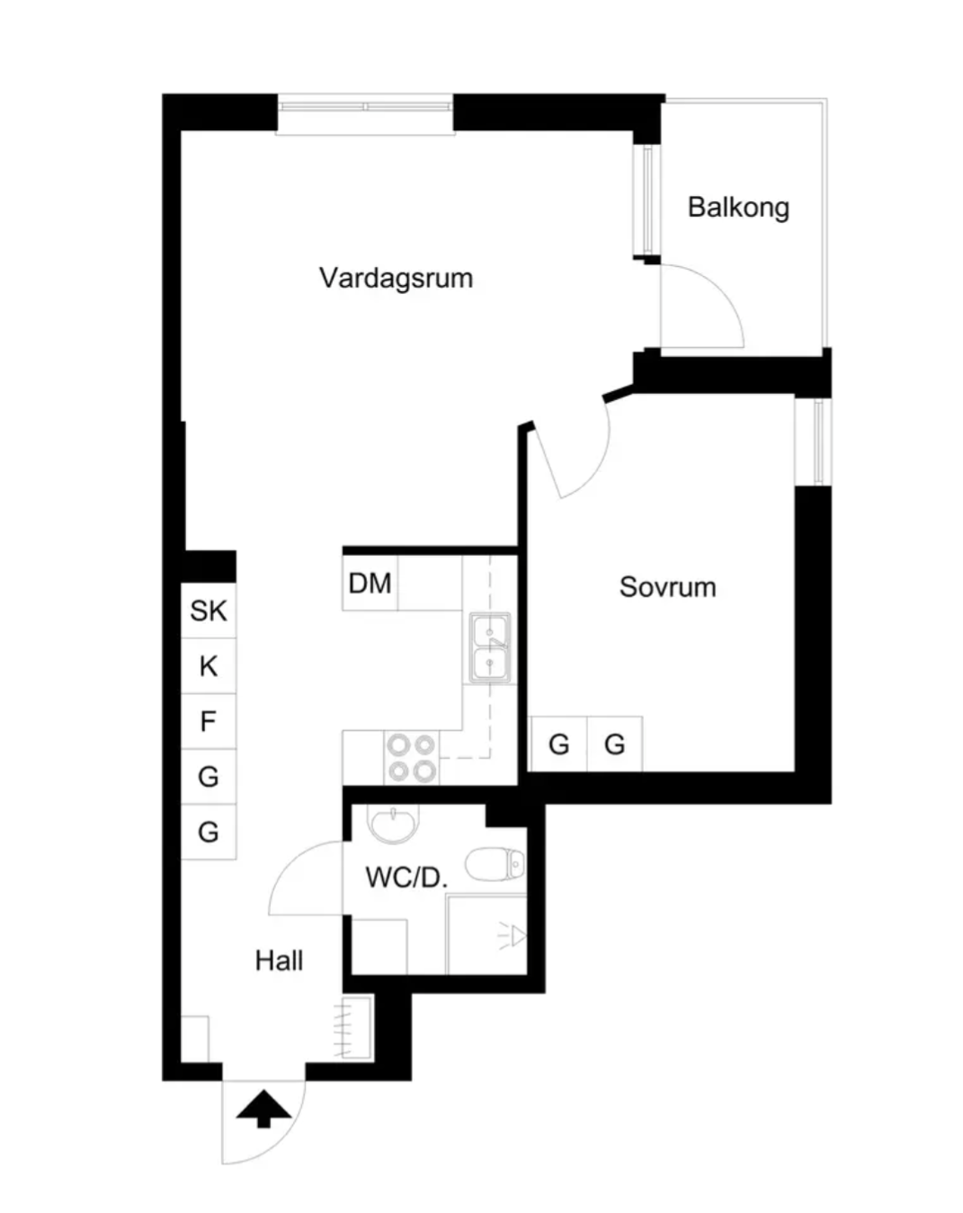 2 rok · 54 m² i Umeå – bild 7
