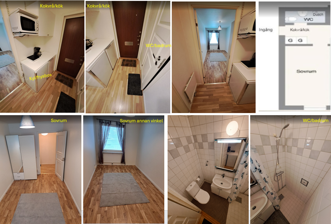 Lägenhet, 2 rooms, 25 sqm, Kista – Kista