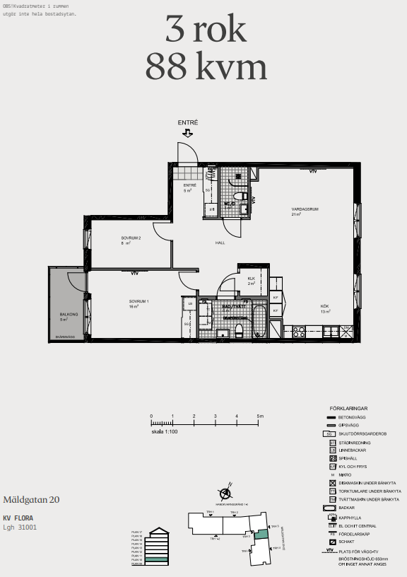 3 rok · 88 m² i Järfälla – bild 15