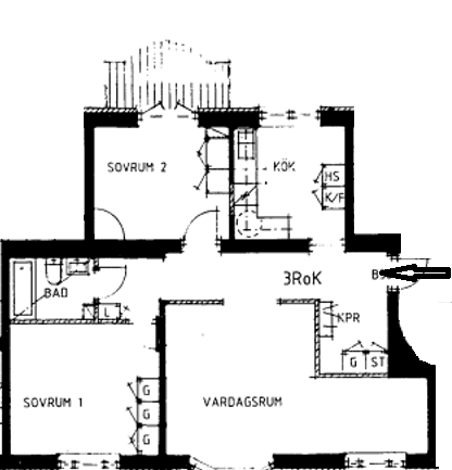 Lägenhet, 3 rooms, 75 sqm, Köping – bild 8