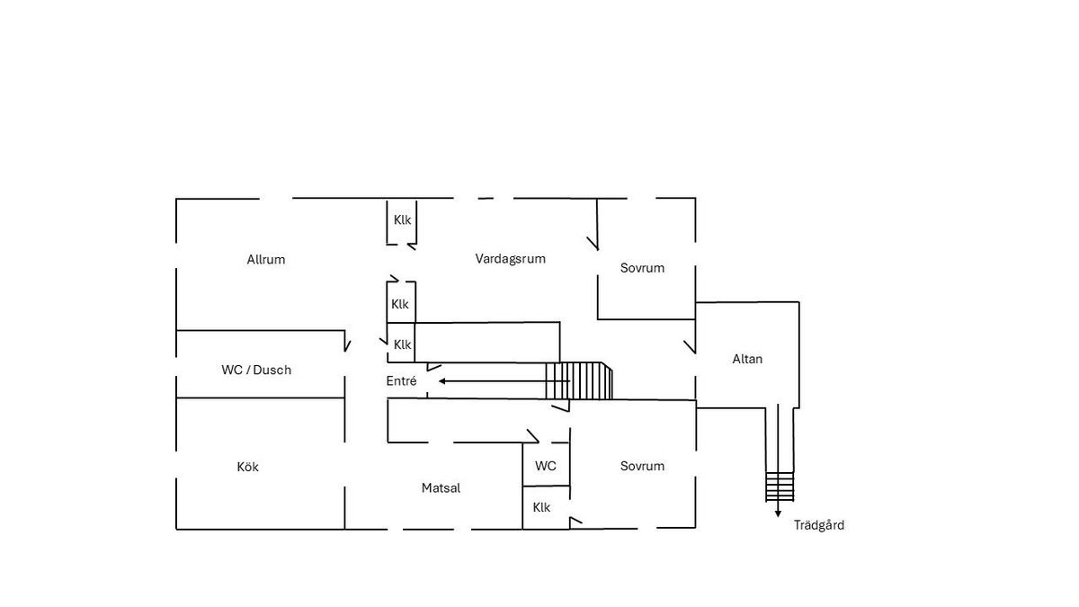 Lägenhet, 5 rooms, 115 sqm, Åsensbruk – bild 11