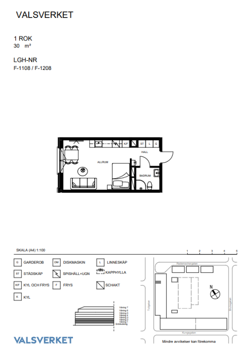 Lägenhet, 1 rooms, 30 sqm, Eskilstuna – bild 8