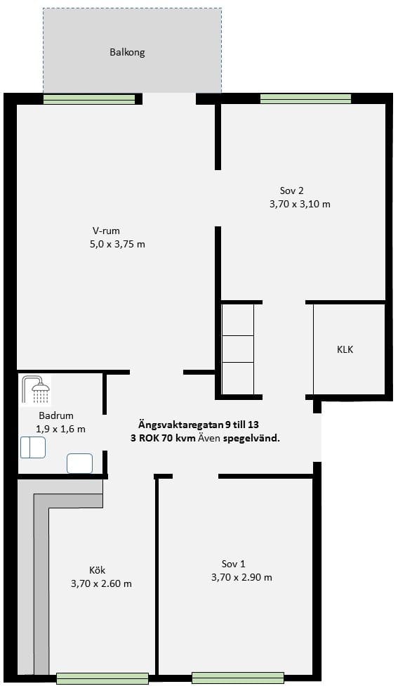3 rok · 70 m² i Norrköping – bild 2