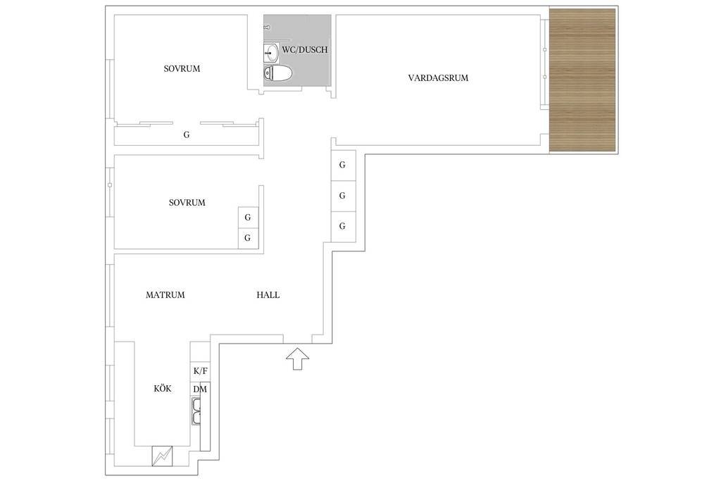 3 rok · 74 m² i Växjö – bild 12