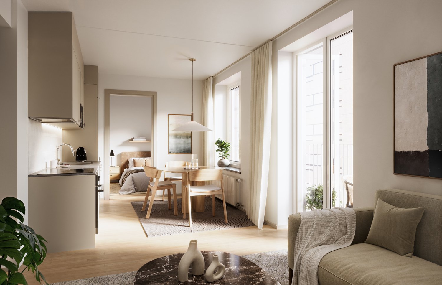 Lägenhet, 2 rooms, 33 sqm, Solna