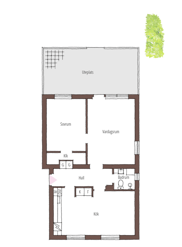 3 rok · 68 m² i Halmstad – bild 15