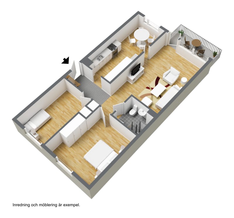 3 rok · 76 m² i Karlstad – bild 6