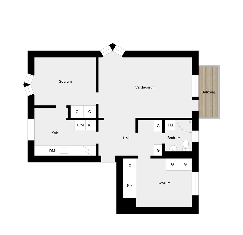 2 rok · 35 m² i Bromma – bild 5