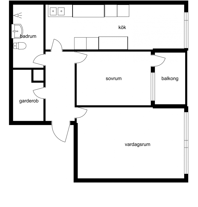 2 rok · 67 m² i Sollefteå – bild 9