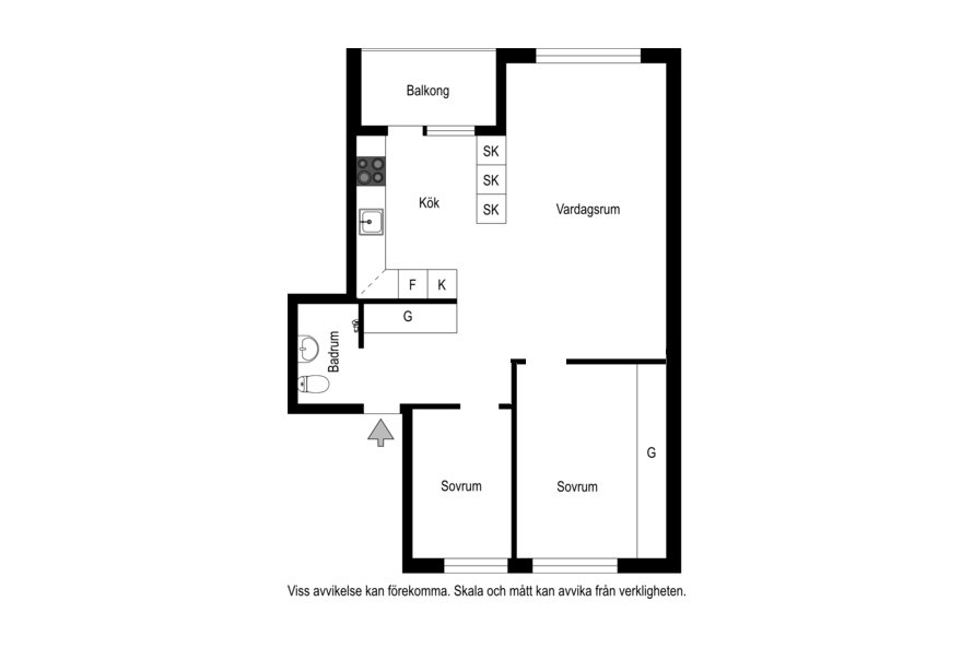 3 rok · 70 m² i Malmö – bild 16