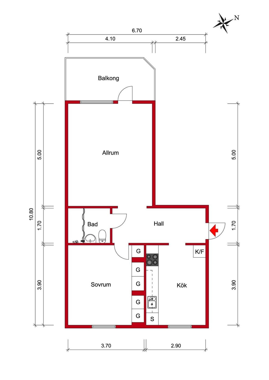2 rok · 58 m² i Åstorp – bild 2