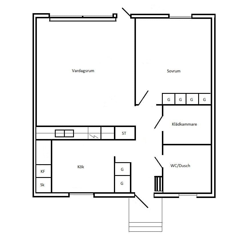2 rok · 62 m² i Brålanda – bild 2