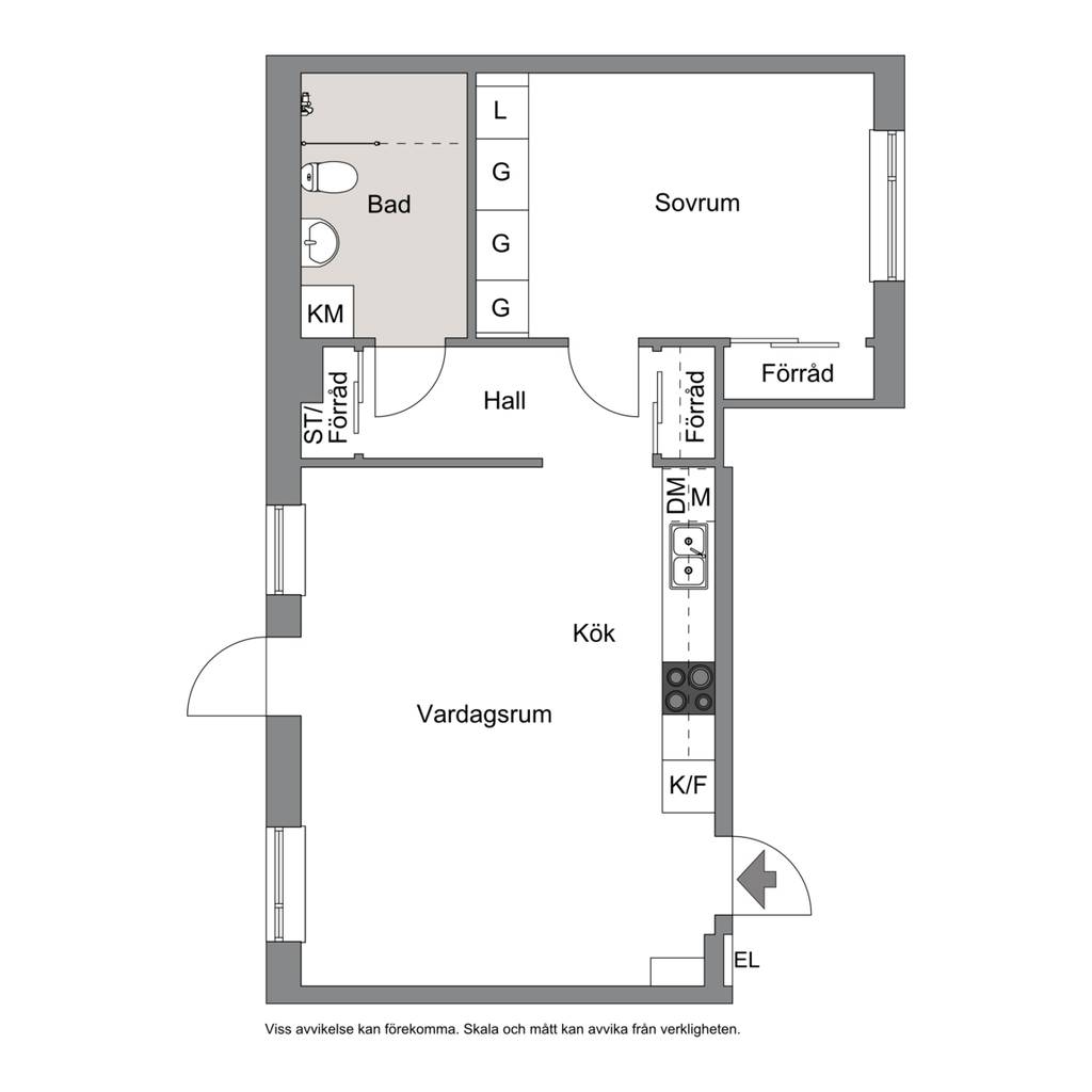 2 rok · 55 m² i Sollentuna – bild 7