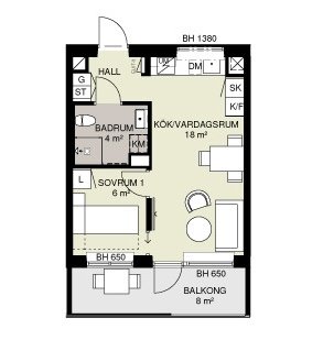 2 rok · 34 m² i Stockholm – bild 5