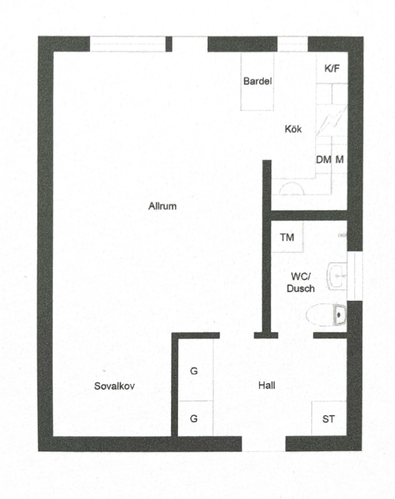 1 rok · 35 m² i Lidköping – bild 2