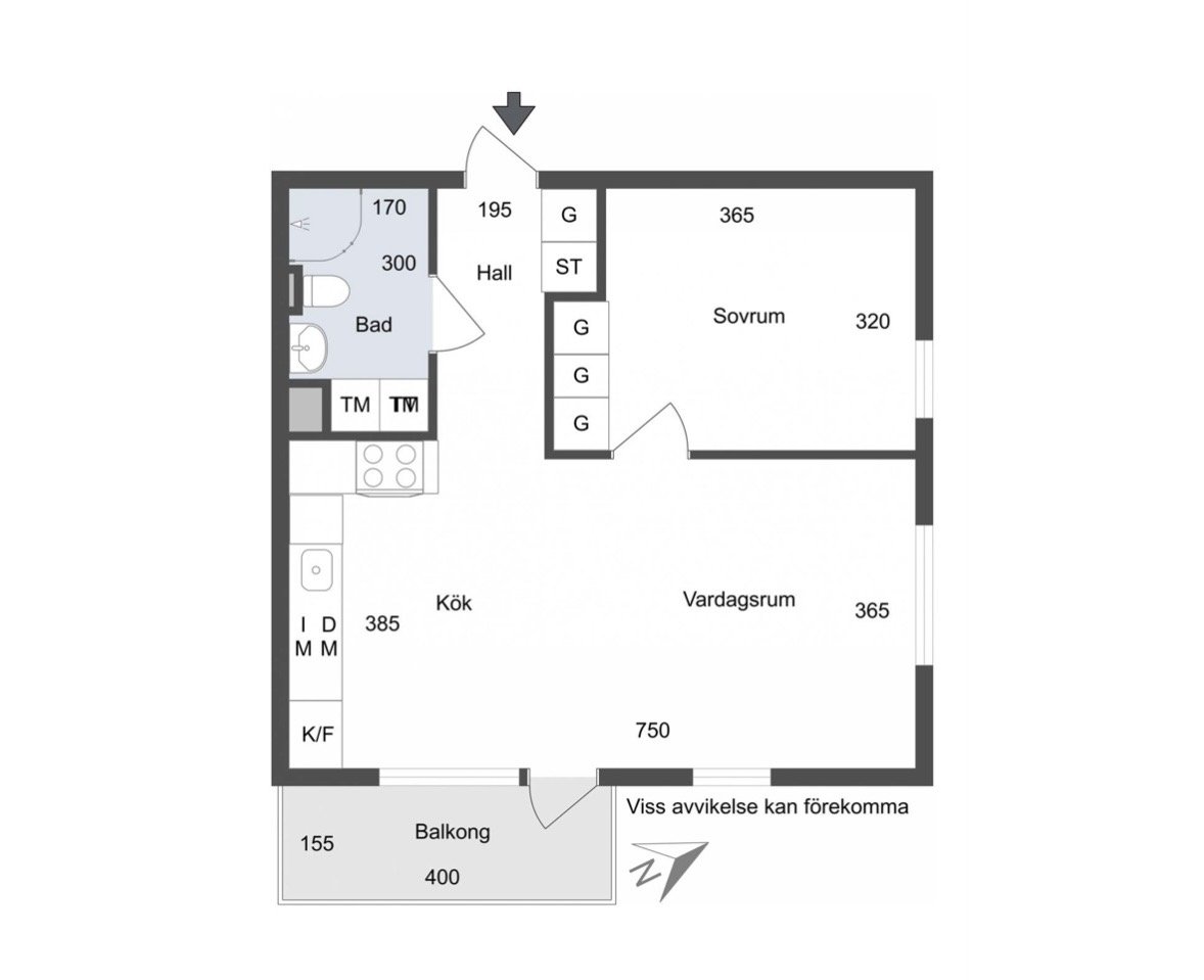 Lägenhet, 2 rooms, 52 sqm, Uttran – bild 16