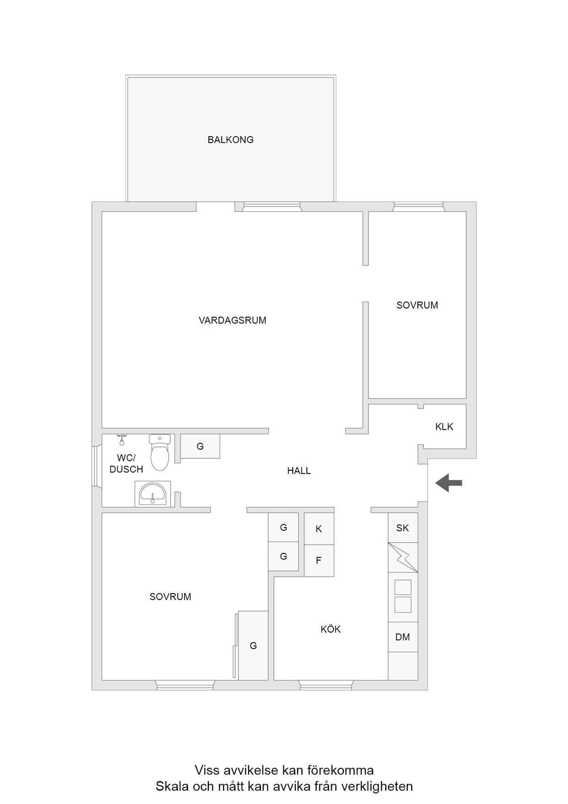 3 rok · 65 m² i Surte – bild 16