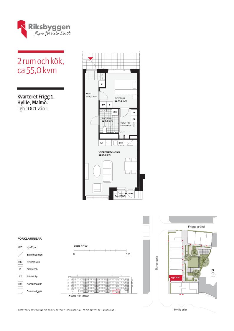 2 rok · 55 m² i Malmö – bild 12