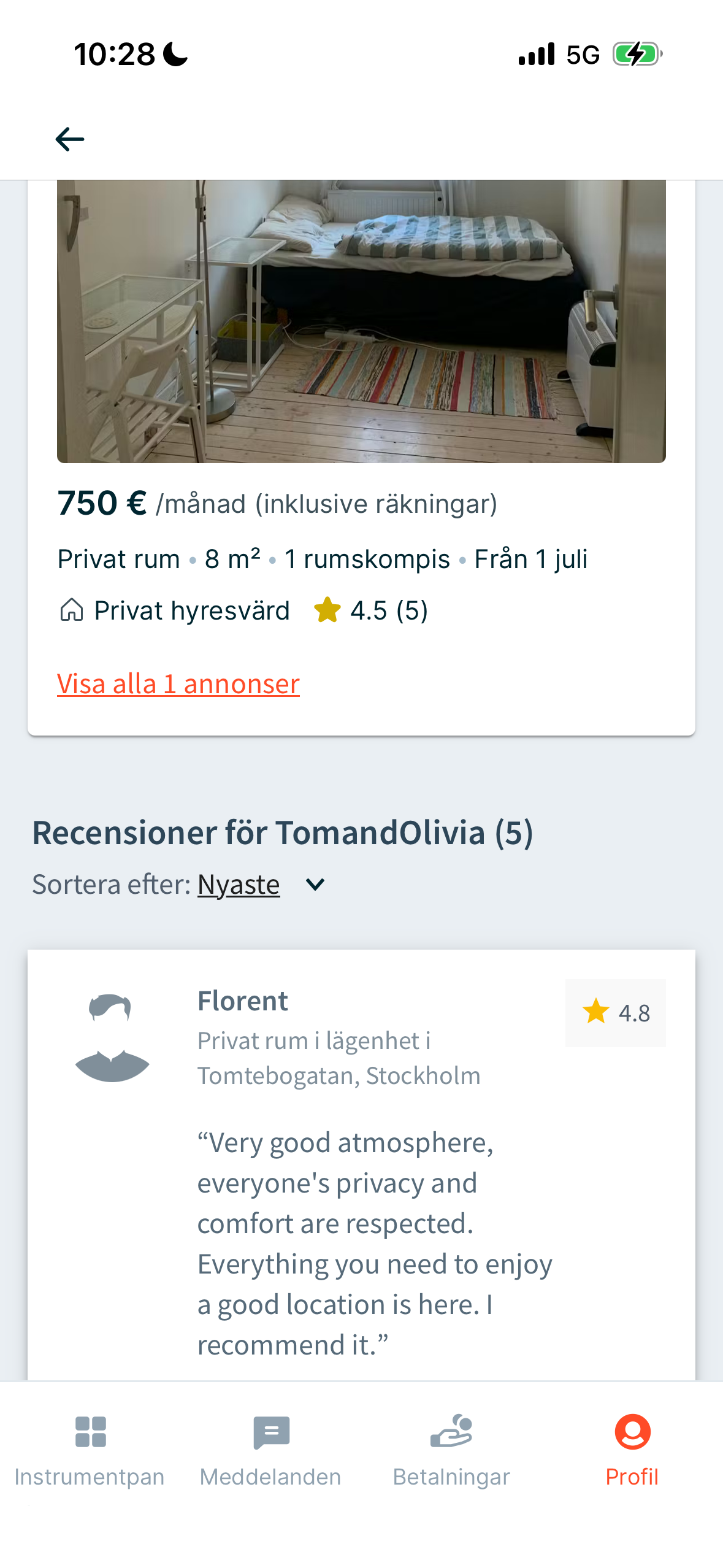 Lägenhet, 1 rooms, 8 sqm, Stockholm – bild 15
