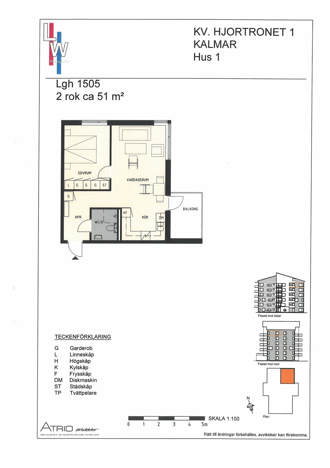 2 rok · 51 m² i Kalmar – bild 4