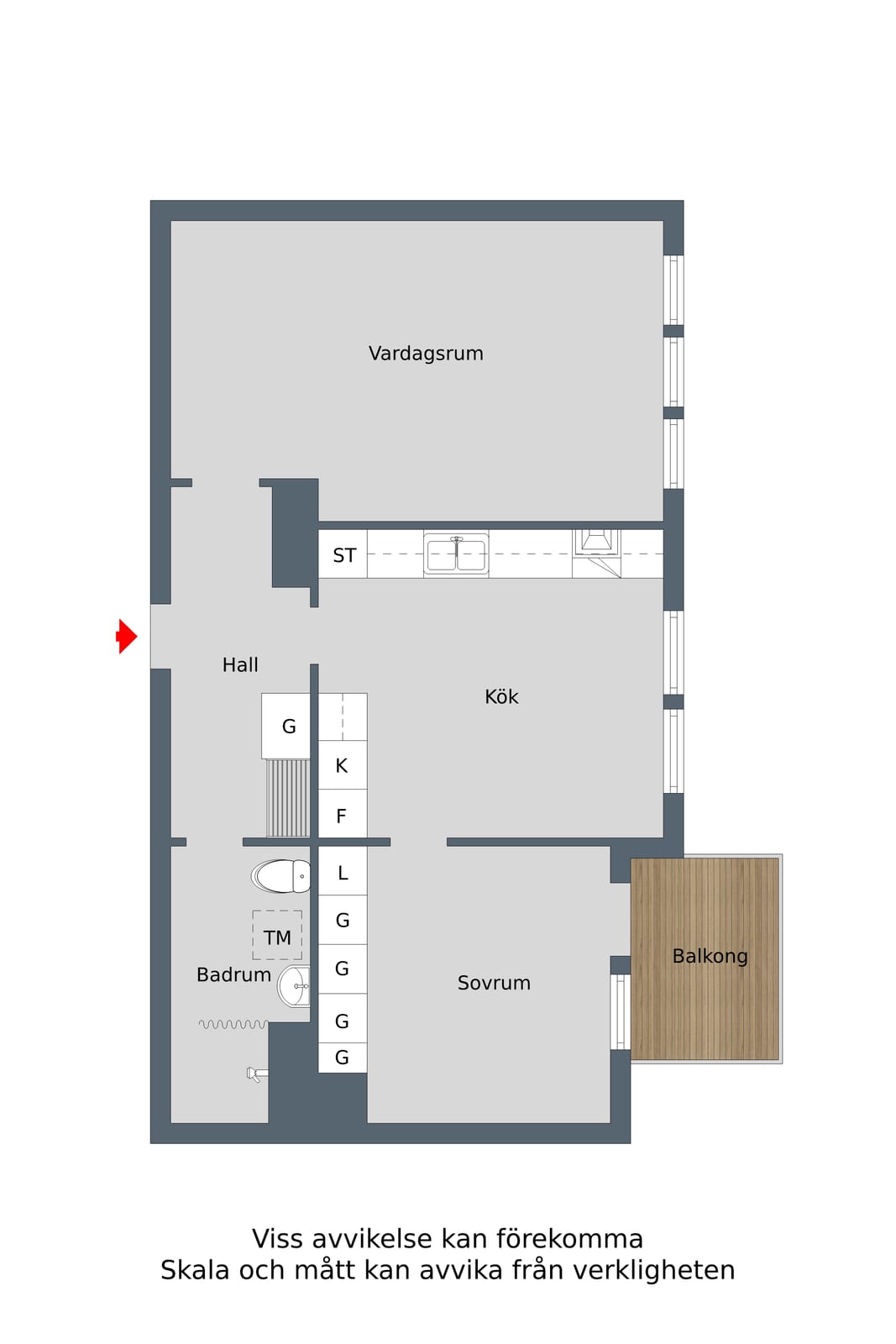 2 rok · 61 m² i Finspång – bild 3