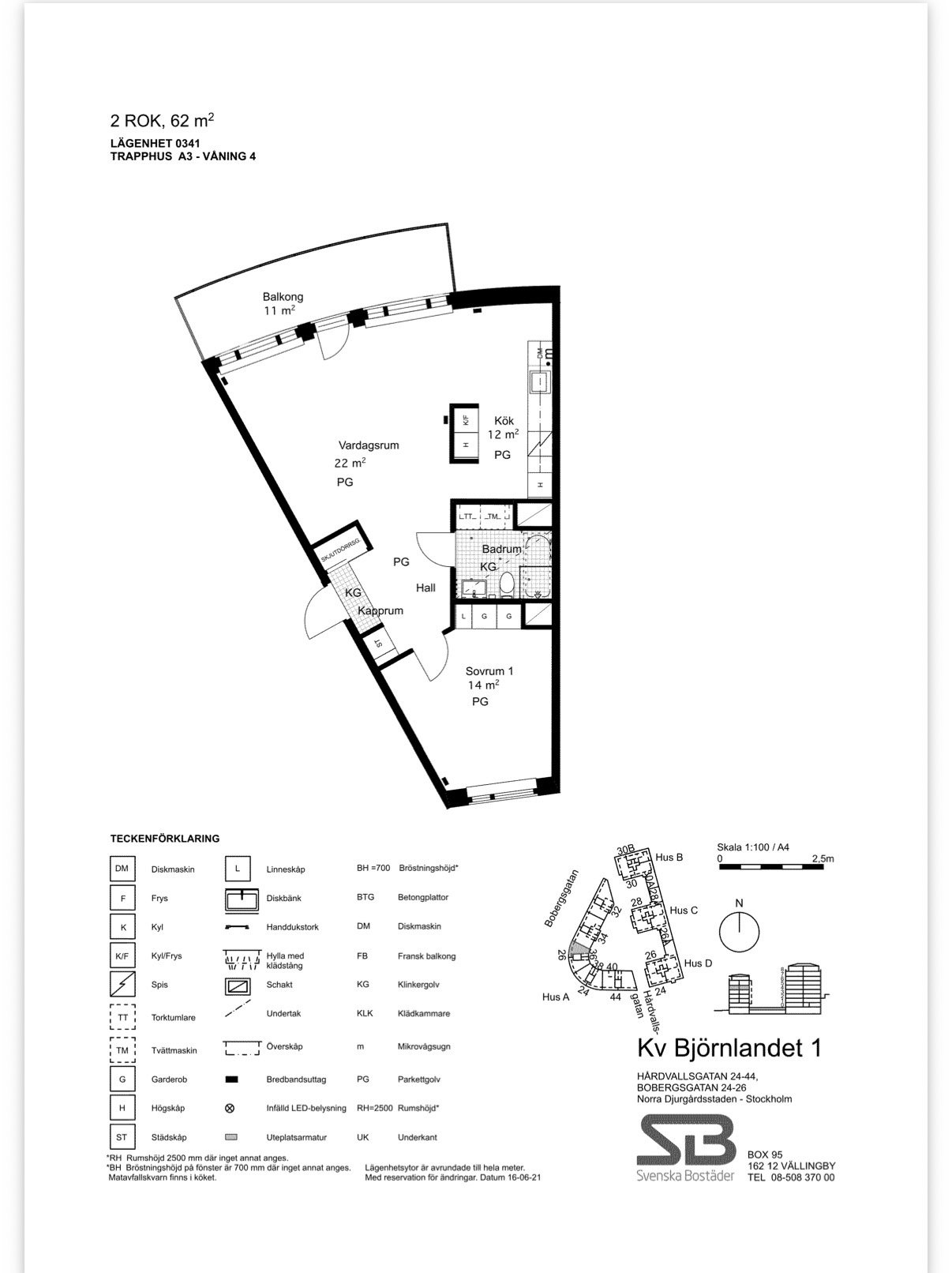 Lägenhet, 2 rooms, 62 sqm, Stockholm – bild 16