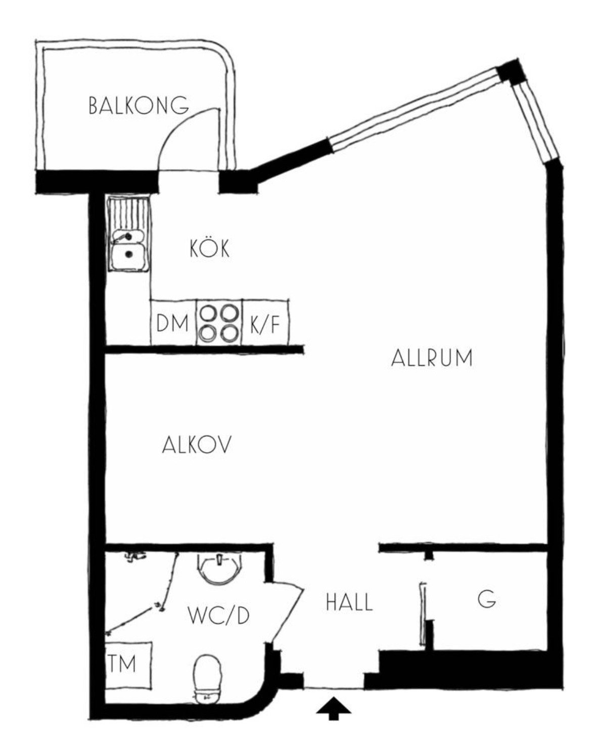 1 rok · 24 m² i Johanneshov – bild 4