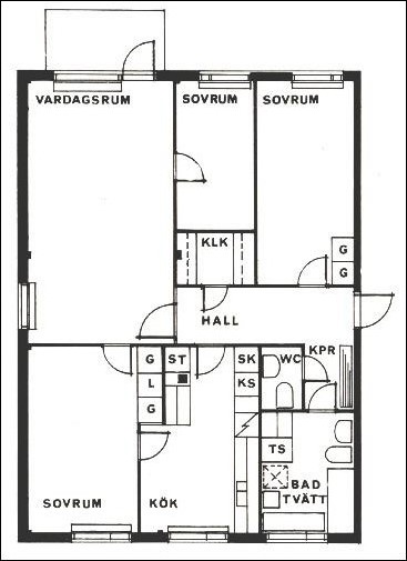 Lägenhet, 4 rooms, 91 sqm, Linköping – bild 2